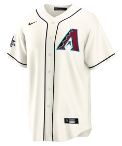 Alternative view of Arizona Diamondbacks Nike 2025 MLB All-Star Game Home Replica Jersey - Cream