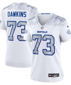 Dion Dawkins Buffalo Bills Nike Women's 2025 Rivalries Collection Game Jersey - White