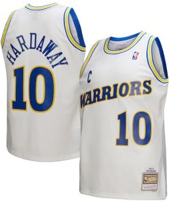 Tim Hardaway Golden State Warriors  Hardwood Classics 1990/91 Swingman Jersey - White