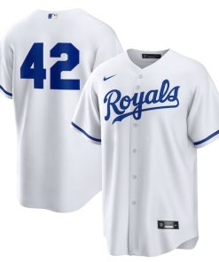Kansas City Royals Nike Home  2025 Jackie Robinson Day Replica Jersey - White