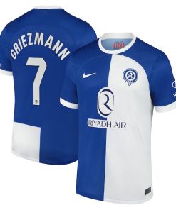 Antoine Griezmann Atletico de Madrid Nike 2023/24 Away Stadium Replica Jersey?¨C Royal