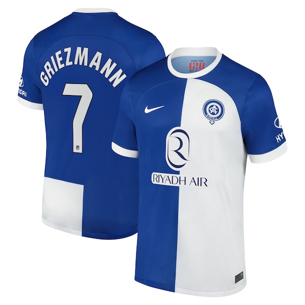 Antoine Griezmann Atletico de Madrid Nike 2023/24 Away Stadium Replica Jersey?ยจC Royal