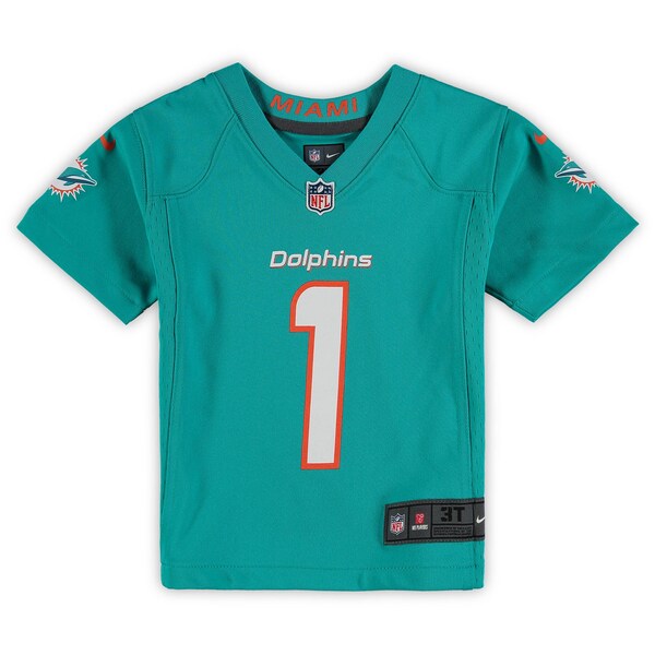 Tua Tagovailoa Miami Dolphins Nike Toddler Game Jersey - Aqua - Image 2