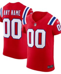 New England Patriots Nike Vapor F.U.S.E. Elite Custom Jersey - Red