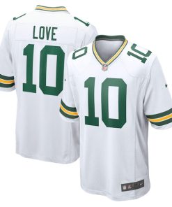 Jordan Love Green Bay Packers Nike  Game Jersey - White