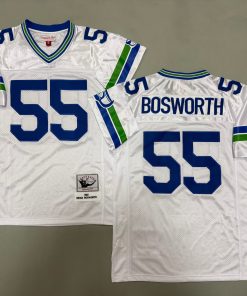 Brian Bosworth Seattle Seahawks Authentic Throwback Retired Player Jersey