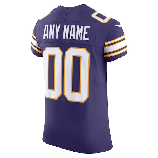 Minnesota Vikings Nike Vapor F.U.S.E. Elite Custom Jersey - Purple - Image 3