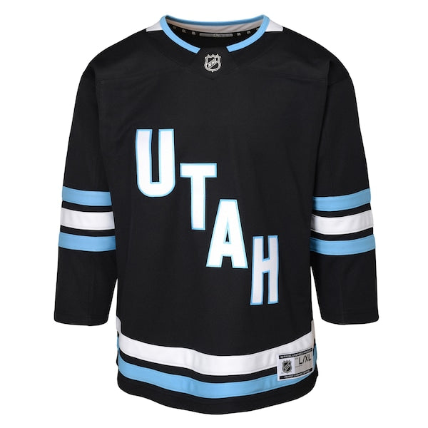 Utah Mammoth Youth Home Premier Jersey - Black - Image 2