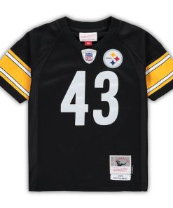 Alternative view of Troy Polamalu Pittsburgh Steelers Toddler 2005 Retired Legacy Jersey - Black