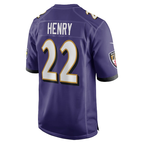 Derrick Henry Baltimore Ravens Nike Game Player Jersey - Purple - Image 3