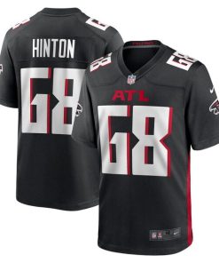 Kyle Hinton Atlanta Falcons Nike Team Game Jersey -  Black