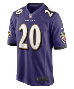 Alternative view of Ed Reed Baltimore Ravens Nike Retired Player Game Jersey - Purple