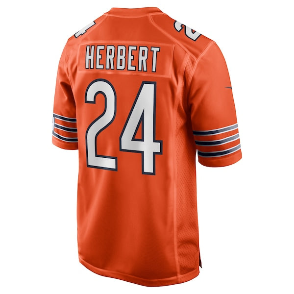 Khalil Herbert Chicago Bears Nike Alternate Game Player Jersey - Orange/Navy - Image 5