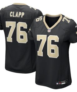 Will Clapp New Orleans Saints Nike Women's Team Game Jersey -  Black