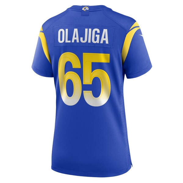 David Olajiga Los Angeles Rams Nike Women's Game Jersey - Royal - Image 3