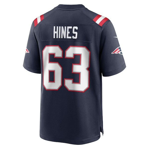 Chasen Hines New England Patriots Nike Game Player Jersey - Navy - Image 3