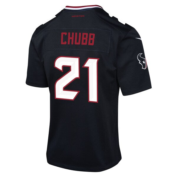 Nick Chubb Houston Texans Nike Youth Team Game Jersey - Navy - Image 3