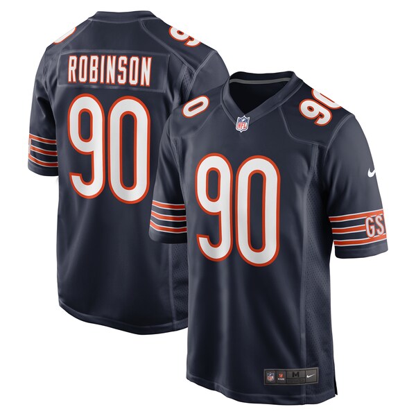Dominique Robinson Chicago Bears Nike Game Jersey - Navy - Image 2