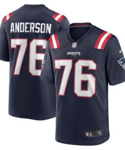 Calvin Anderson New England Patriots Nike Game Jersey - Navy