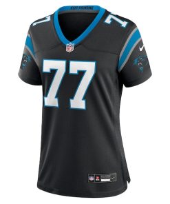 Alternative view of Deonte Brown Carolina Panthers Nike Women's Team Game Jersey - Black