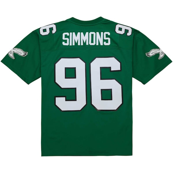 Clyde Simmons Philadelphia Eagles Legacy Replica Jersey - Kelly Green - Image 4