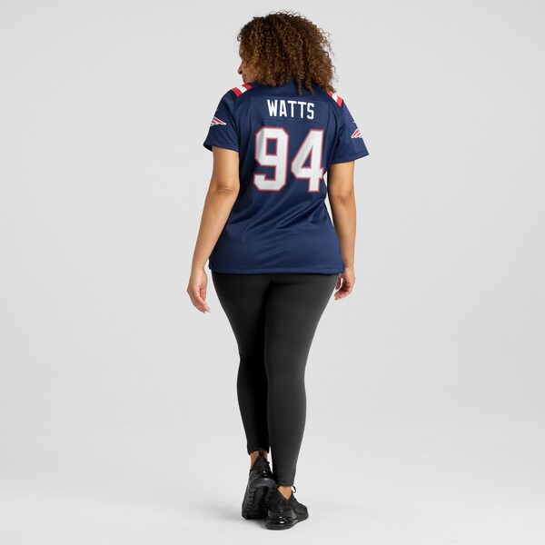 Armon Watts New England Patriots Nike Women's Game Jersey - Navy - Image 7