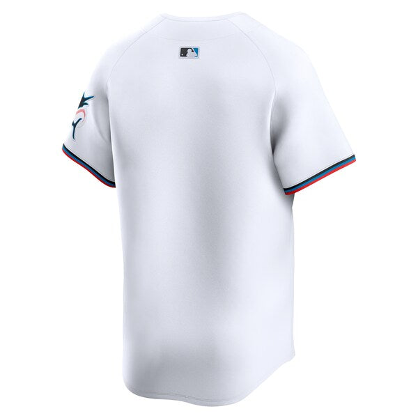 Miami Marlins Nike Home Limited Jersey - White - Image 3