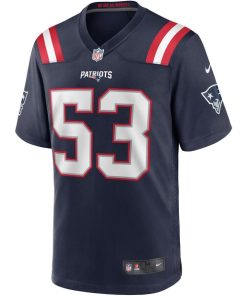 Alternative view of Chris Slade New England Patriots Nike Game Retired Player Jersey - Navy