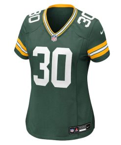 Alternative view of Chris Brooks Green Bay Packers Nike Women's Team Game Jersey -  Green