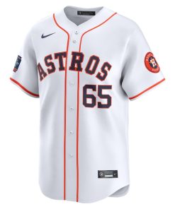 Alternative view of Jose Urquidy Houston Astros Nike 2024 MLB World Tour Mexico City Series Home Limited Player Jersey - White