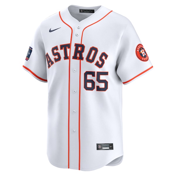 Jose Urquidy Houston Astros Nike 2024 MLB World Tour Mexico City Series Home Limited Player Jersey - White - Image 2