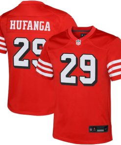 Talanoa Hufanga San Francisco 49ers Nike Youth Game Jersey - Scarlet