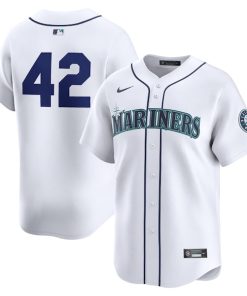 Seattle Mariners Nike 2024 Jackie Robinson Day Home Limited Jersey?¨C White