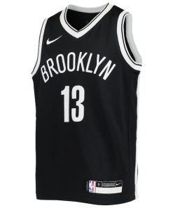 Alternative view of James Harden Brooklyn Nets Nike Youth Swingman Jersey - Icon Edition - Black