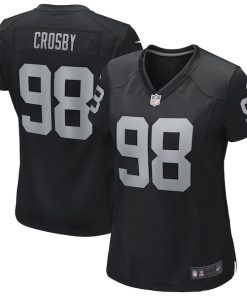 Maxx Crosby Las Vegas Raiders Nike Women's Jersey - Black