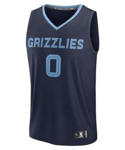 Alternative view of Jaylen Wells Memphis Grizzlies  Fast Break Replica Player Jersey - Icon Edition - Navy