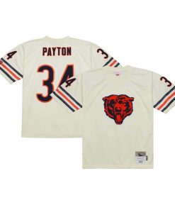 Walter Payton Chicago Bears Chainstitch Legacy Jersey - Cream