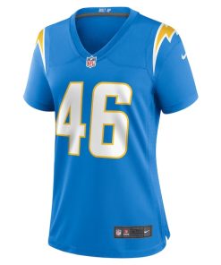 Alternative view of Praise Olatoke Los Angeles Chargers Nike Women's Team Game Jersey -  Powder Blue