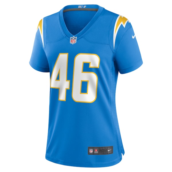 Praise Olatoke Los Angeles Chargers Nike Women's Team Game Jersey - Powder Blue - Image 2