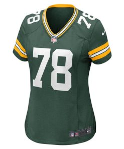 Alternative view of Luke Tenuta Green Bay Packers Nike Women's Home Game Player Jersey - Green