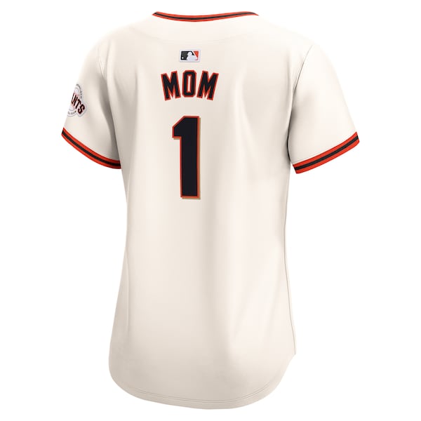 San Francisco Giants Nike Women's #1 Mom Home Limited Jersey - Cream - Image 3