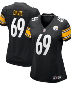 Domenique Davis Pittsburgh Steelers Nike Women's  Game Jersey -  Black
