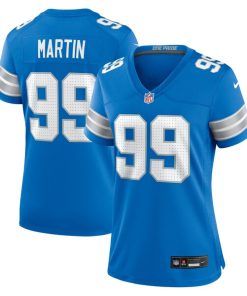 Alternative view of Brodric Martin Detroit Lions Nike Women's Team Game Jersey -  Blue