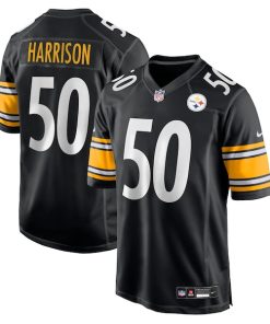 Malik Harrison Pittsburgh Steelers Nike Team Game Jersey -  Black