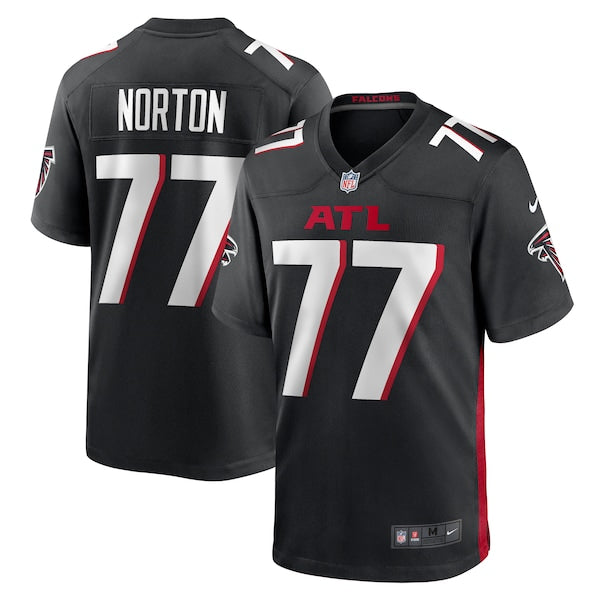 Storm Norton Atlanta Falcons Nike Game Jersey - Black
