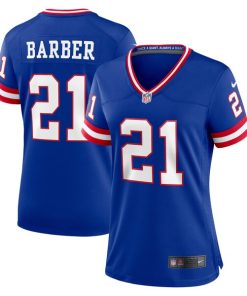 Tiki Barber New York Giants Nike Women's Classic Retired Player Game Jersey - Royal