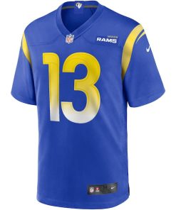 Alternative view of Kurt Warner Los Angeles Rams Nike Game Retired Player Jersey - Royal