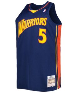 Alternative view of Baron Davis Golden State Warriors Big & Tall Hardwood Classics 2006/07 Swingman Jersey - Navy