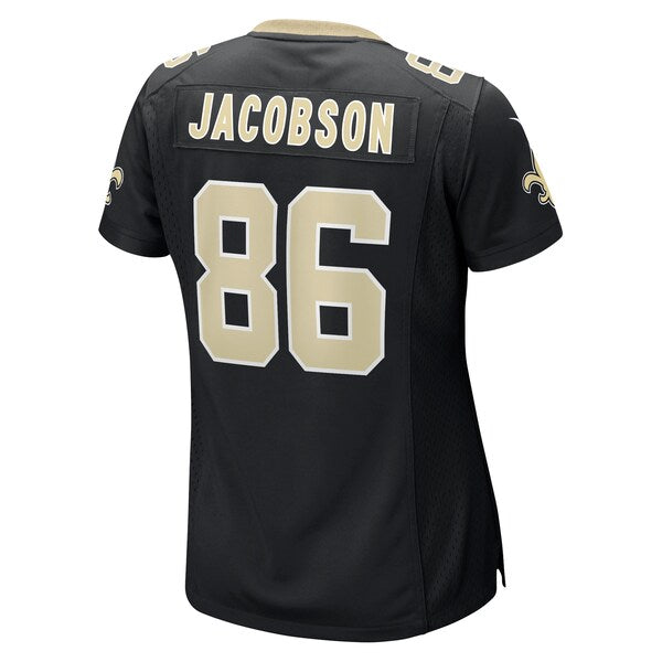 Michael Jacobson New Orleans Saints Nike Women's Game Jersey - Black - Image 3