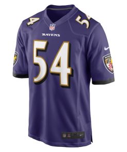 Alternative view of Tyus Bowser Baltimore Ravens Nike Game Player Jersey - Purple